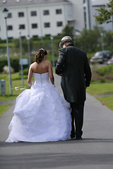 Image showing walking couple