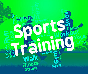 Image showing Sports Training Represents Working Out And Exercise