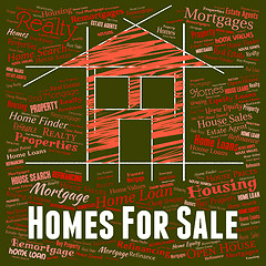 Image showing Homes For Sale Indicates Housing Property And Residence