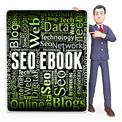 Image showing Seo Ebook Indicates Search Engines And Books