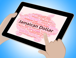 Image showing Jamaican Dollar Represents Currency Exchange And Dollars