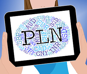 Image showing Pln Currency Means Exchange Rate And Fx