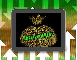 Image showing Brazilian Real Shows Foreign Exchange And Brl