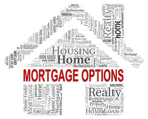 Image showing Mortgage Options Shows Real Estate And Alternative