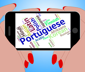 Image showing Portuguese Language Represents Portugal Communication And Dialec