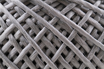 Image showing grey rope roll background