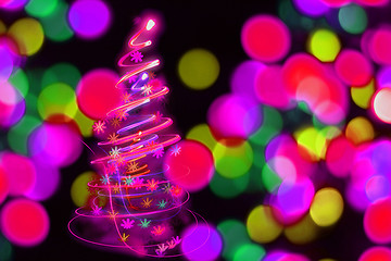 Image showing christmas tree