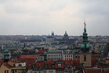 Image showing Prague castle from town hall