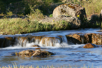 Image showing blurry river