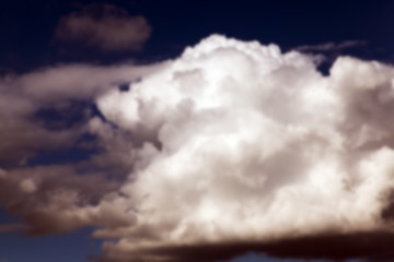 Image showing photographed the sky with clouds