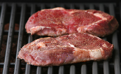 Image showing bloody beef