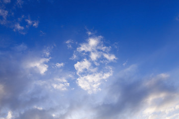 Image showing photographed the sky with clouds