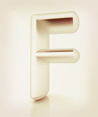 Image showing 3D metall letter \