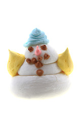 Image showing snowman sugar desert