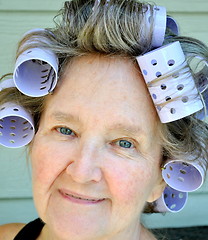 Image showing Hair rollers.