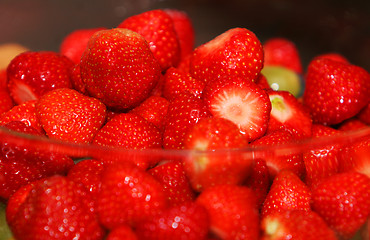 Image showing temptating strawberries