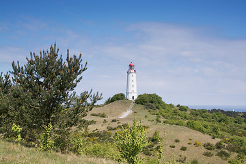 Image showing Lighthouse Dornbusch at Hiddensee