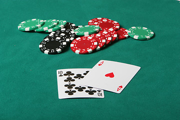 Image showing winning Black jack