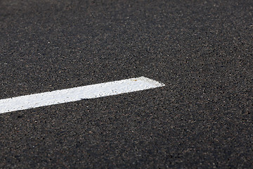 Image showing markings on the road