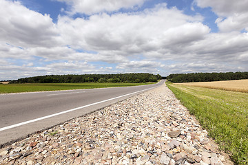 Image showing road of stones