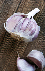 Image showing Head of garlic (bulb of garlic)