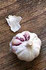 Image showing Head of garlic (bulb of garlic)