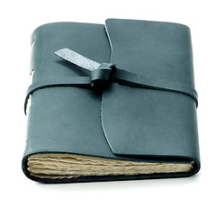 Image showing Handmade Leather Notepad