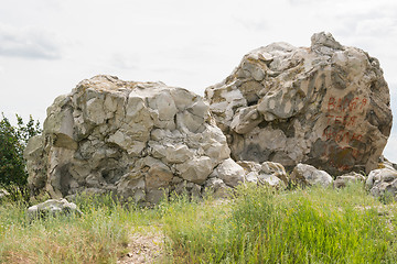 Image showing Fossils ears mountain in Kamyshin Volgograd region