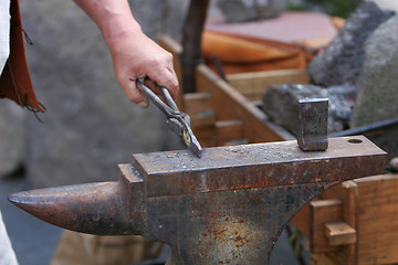 Image showing medieval blacksmith