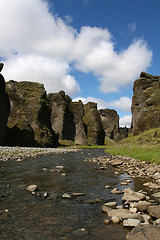 Image showing glacier canyon