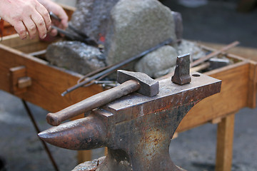 Image showing blacksmiths workshop