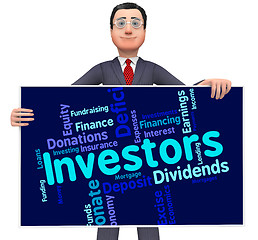 Image showing Investors Word Means Return On Investment And Growth