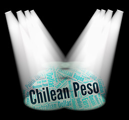 Image showing Chilean Peso Means Foreign Exchange And Coin