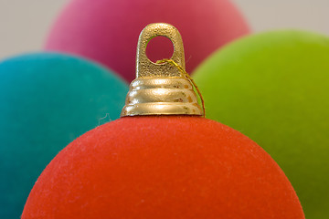 Image showing Christmas balls