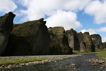 Image showing canyon walls