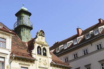 Image showing Historic Glockenspiel Graz Austria