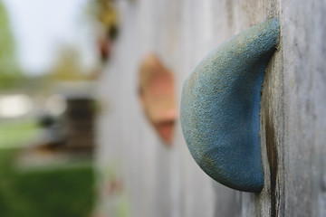 Image showing Detail Climbing wall