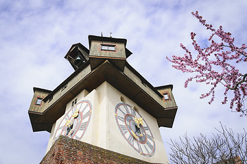 Image showing Clock Tower Graz Austria