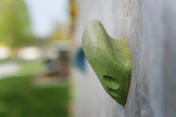 Image showing Detail Climbing wall