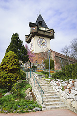 Image showing Clock Tower Graz Austria