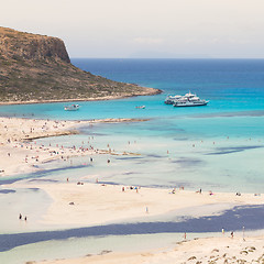 Image showing Balos beach at Crete island in Greece