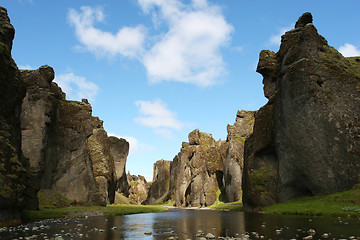 Image showing river crevasse