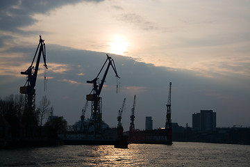 Image showing Hamburg Harbor