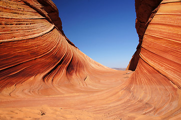 Image showing The Wave, Vermilion Cliffs National Monument, Arizona, USA