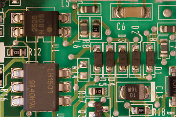 Image showing electronic cuircuit board