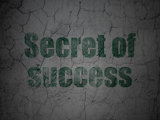 Image showing Business concept: Secret of Success on grunge wall background