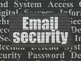 Image showing Privacy concept: Email Security on wall background