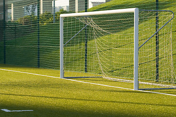 Image showing Soccer net