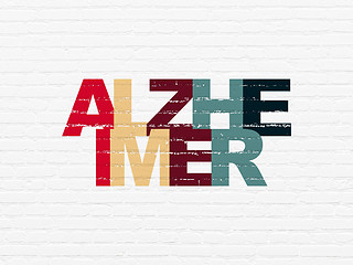 Image showing Healthcare concept: Alzheimer on wall background