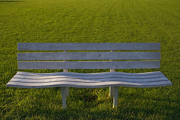 Image showing Loneny bench